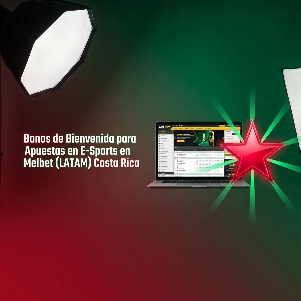 Melbet welcome bonus offer for e-sports betting in Costa Rica, showing 100% match up to 53000 CRC for new users
