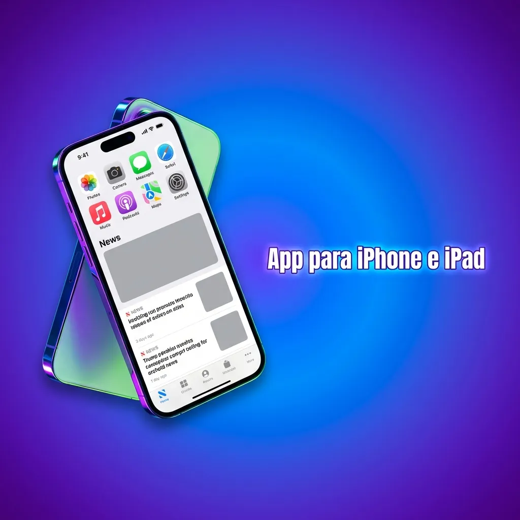 iPhone and iPad app installation guide showing iOS compatibility and step-by-step download instructions