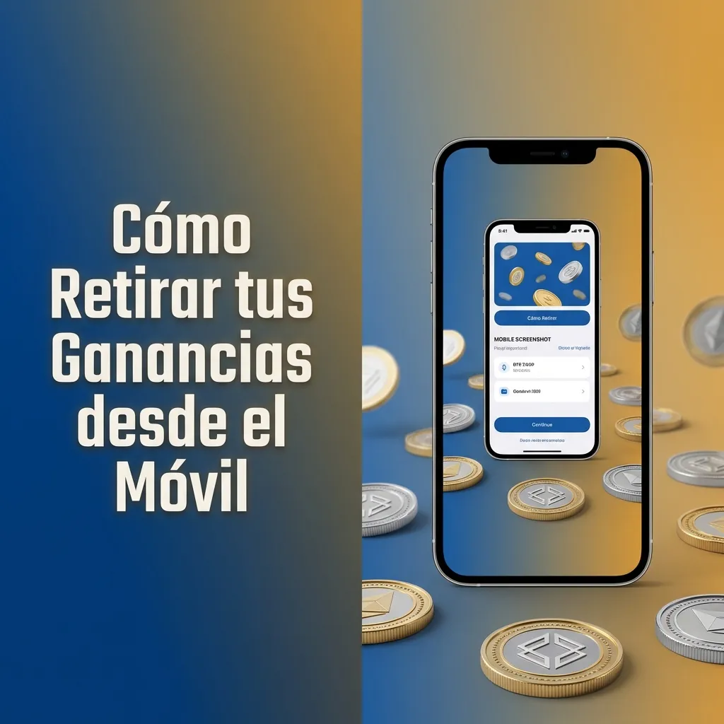 Mobile withdrawal process showing profile menu, fund options, amount entry, and confirmation steps on smartphone screen