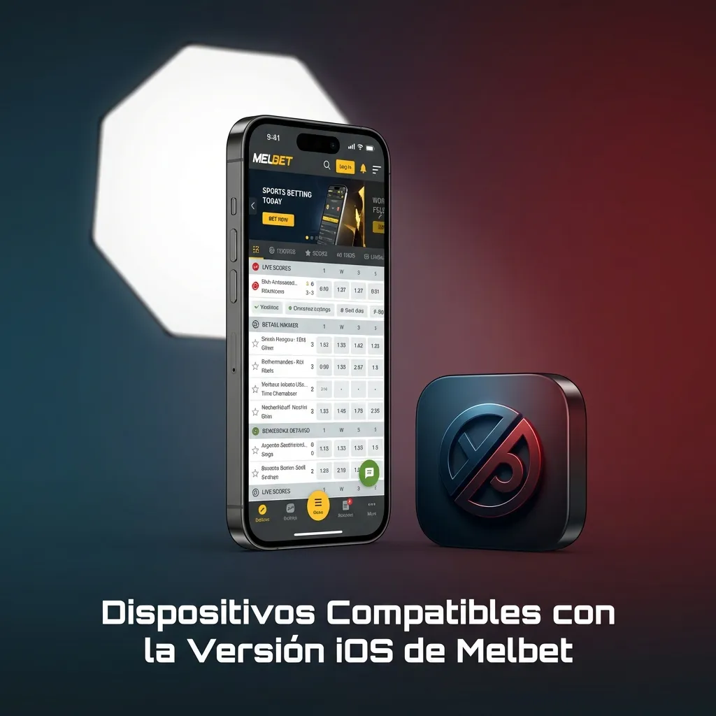 Tabla de compatibilidad mostrando modelos de iPhone compatibles con la app PWA de Melbet desde iOS 12 en adelante.