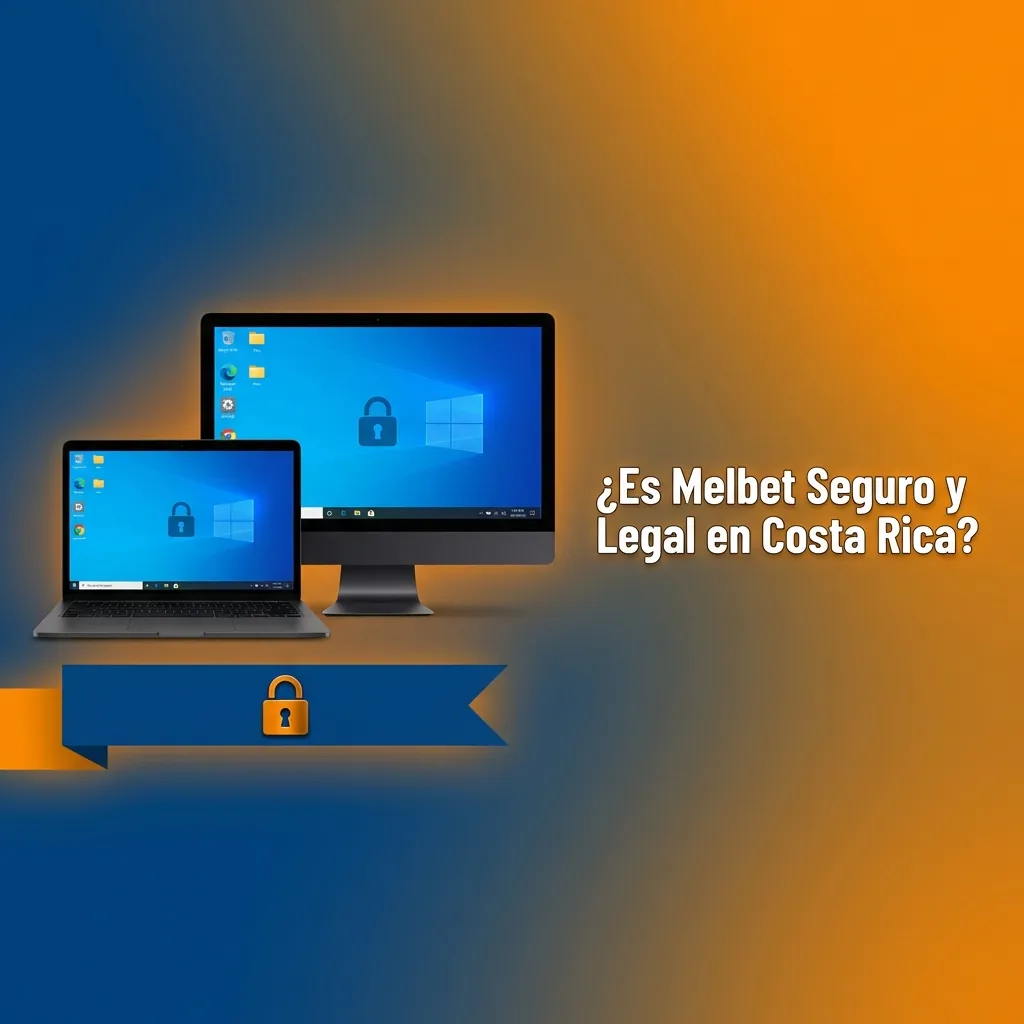 Melbet logo with Curaçao license badge and SSL security shield, representing legal and safe betting in Costa Rica