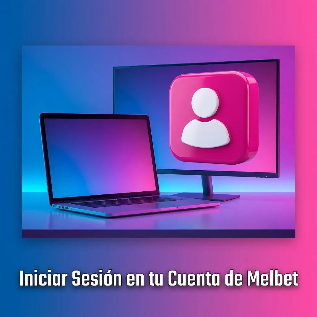 Usuario ingresando credenciales en pantalla de inicio de sesión de Melbet en computadora o móvil