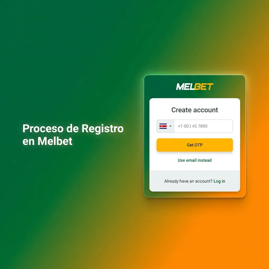 Melbet registration process showing step-by-step account creation with email, phone, and social media login options.