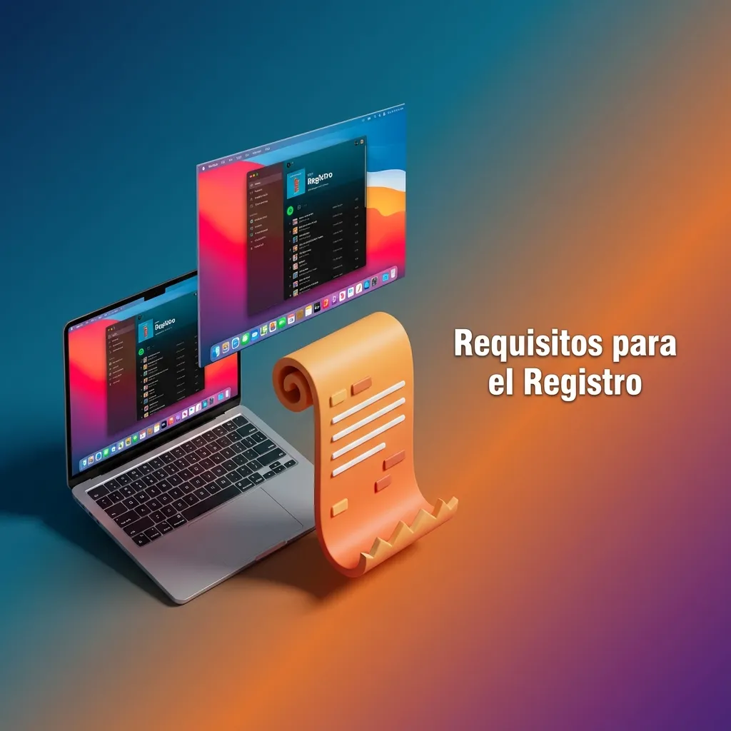 Registration requirements page showing age verification, single account policy, and legal compliance for online gaming.