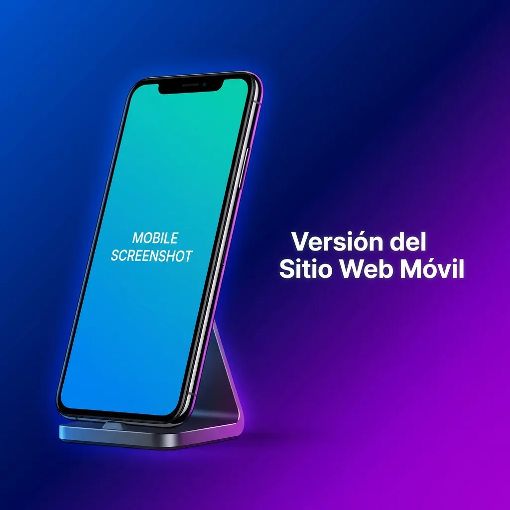 Vista de la versión móvil del sitio web optimizada para smartphones y tablets mostrando opciones de apuestas y casino