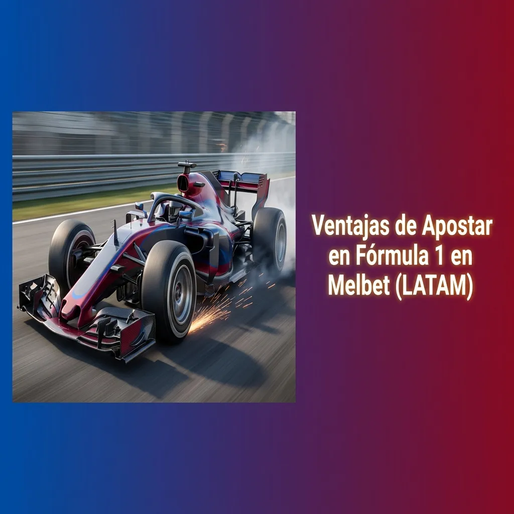 Captura de pantalla de plataforma Melbet mostrando mercados de apuestas F1 con cuotas en vivo y datos de carrera